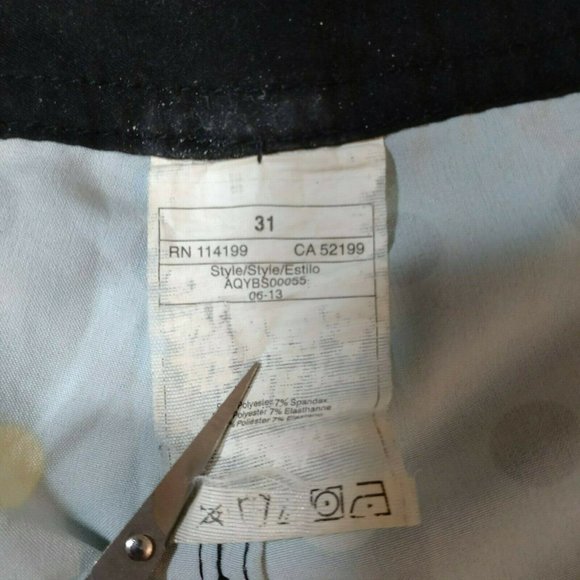 Quicksilver poka dot women's board shorts Size 31 Aqua colour - Picture 6 of 10